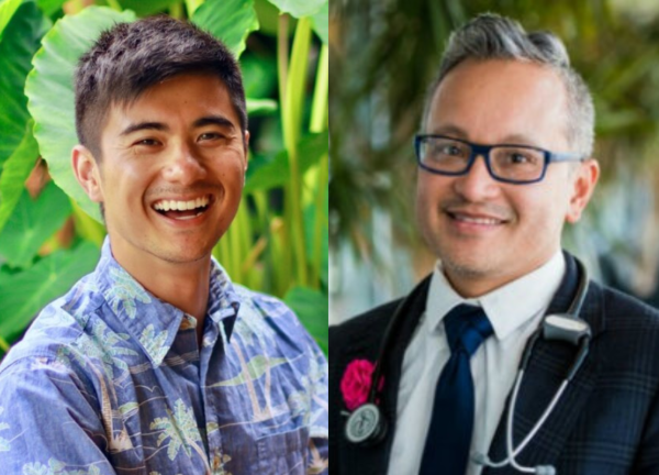 From left to right: Dr. Kekoa Taparra and Dr. Don Dizon